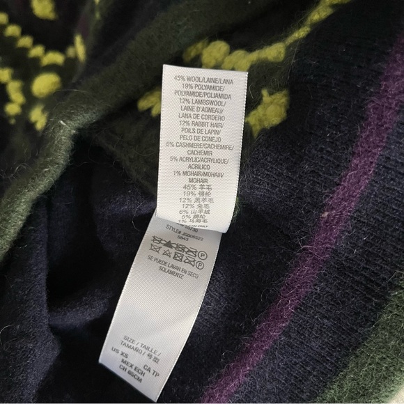 JUICY COUTURE Granny Square Retro Crochet Cardigan Size XS - Picture 6 of 6